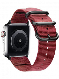 Ремешок TFN Canvas для Apple Watch 38/40mm Темно-красный