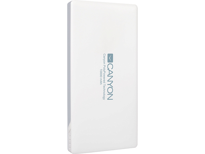 Внешний аккумулятор 10000mAh Canyon CNS-TPBP10 Белый