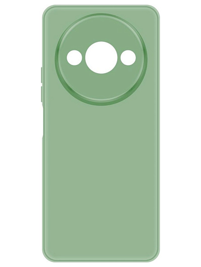 Клип-кейс Krutoff Silicone Case для Xiaomi Redmi A3/Poco C61 Зеленый Клип-кейс Krutoff Silicone Case для Xiaomi Redmi A3/Poco C61 Зеленый