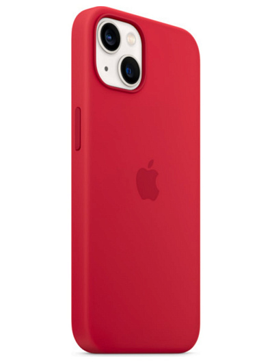 Клип-кейс для Apple iPhone 13 Silicone Case Soft Touch Красный