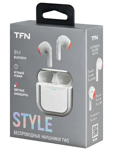 Беспроводные наушники TFN Style Белый