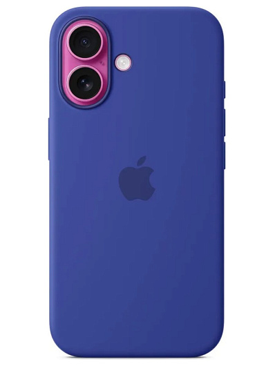 Клип-кейс для iPhone 16 Silicone Case Soft Touch Синий