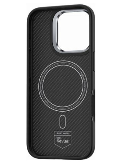 Клип-кейс для iPhone 16 Benks Armor Pro Kevlar Case MagSafe Черный