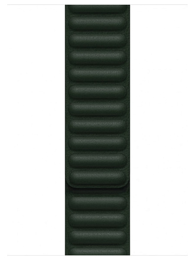 Ремешок для Apple Watch 42/44/45 Gurdini Leather Link Зеленый