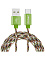 Кабель USB - micro USB  3092M CrownMicro Зеленый