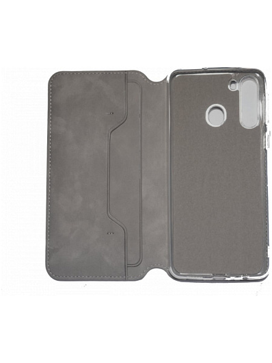 Чехол-книжка Samsung Galaxy A21 (SM-A215) Skin premium Серый