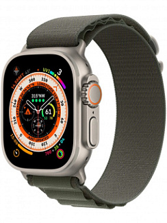 Смарт-часы Apple Watch Ultra 49 мм Titanium Case Cellular Зеленый