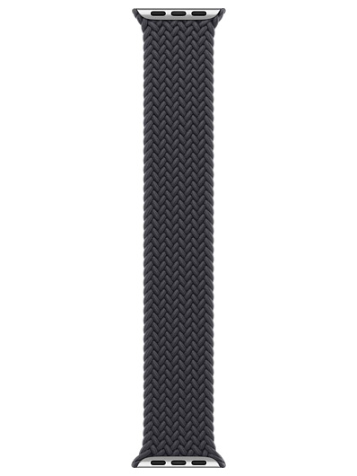 Ремешок для Apple Watch 38/40/41 Gurdini Braided Solo Loop Черный
