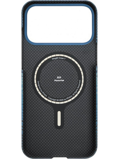 Клип-кейс iPhone 17 Pro Max Pitaka Ultra Slim Case Moonrise Синий