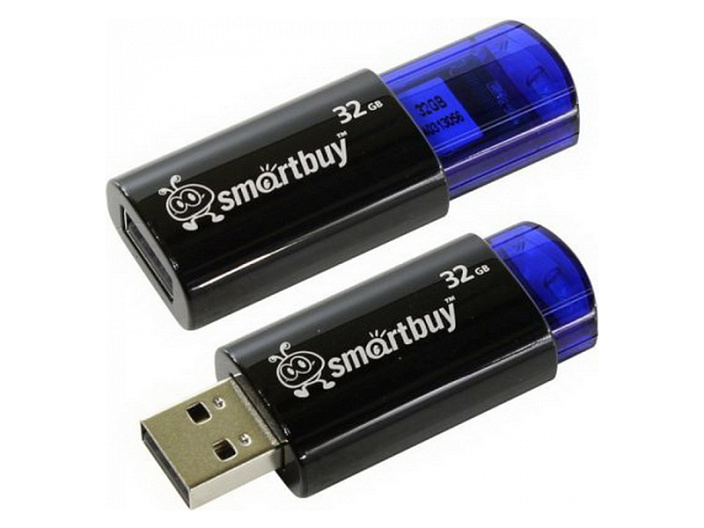 USB-флеш-накопитель 32 Gb Click Синий USB-флеш-накопитель 32 Gb Click Синий