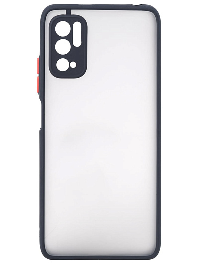 Клип-кейс Xiaomi Redmi Note 10Т/Poco M3 Hard case Черный