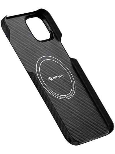 Клип-кейс для iPhone 15 Pitaka MagEZ Case 4 узкое плетение Черный