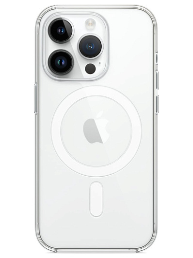 Клип-кейс для Apple iPhone 14 Pro Clear Case MagSafe Прозрачный Клип-кейс для Apple iPhone 14 Pro Clear Case MagSafe Прозрачный