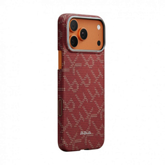 Клип-кейс iPhone 17 Pro Max Pitaka Edge Ultra Slim Case Красный
