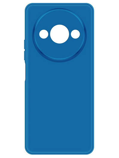 Клип-кейс Krutoff Silicone Case для Xiaomi Redmi A3/Poco C61 Синий Клип-кейс Krutoff Silicone Case для Xiaomi Redmi A3/Poco C61 Синий