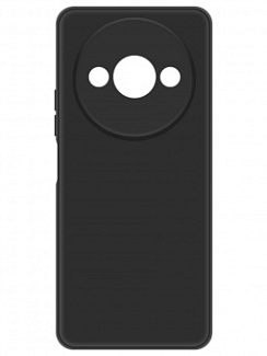 Клип-кейс Krutoff Silicone Case для Xiaomi Redmi A3/Poco C61 Черный