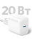 Сетевое зарядное устройство Anker 312 USB-Type С 20 Вт Белый