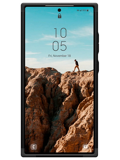 Клип-кейс для Samsung Galaxy S24 Ultra UAG Civilian Черный