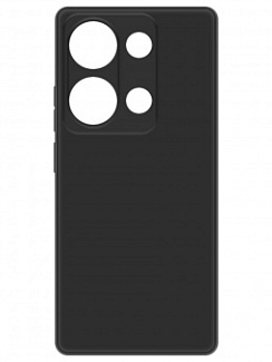 Клип-кейс Krutoff Silicone Case для Xiaomi Redmi Note 13 Pro 4G/Poco M6 Pro Черный