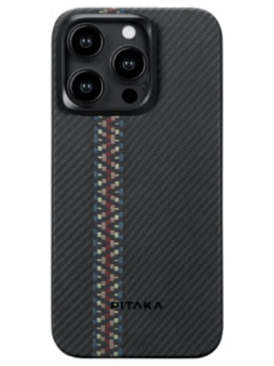 Клип-кейс для iPhone 15 Pro Pitaka MagEZ Case 4 Rhapsody Черный Клип-кейс для iPhone 15 Pro Pitaka MagEZ Case 4 Rhapsody Черный
