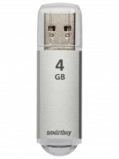 Память USB Flash Smartbuy V-Cut 4 ГБ Серебристый