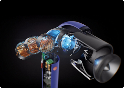 Фен Dyson SuperSonic HD18 Vinca blue/Topaz orange