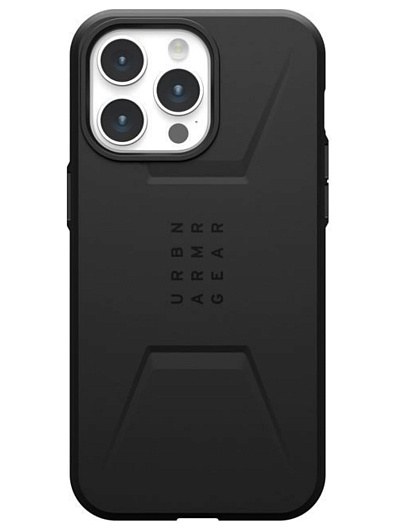 Клип-кейс для Apple iPhone 15 Pro Max UAG Civilian с поддержкой Magsafe Черный