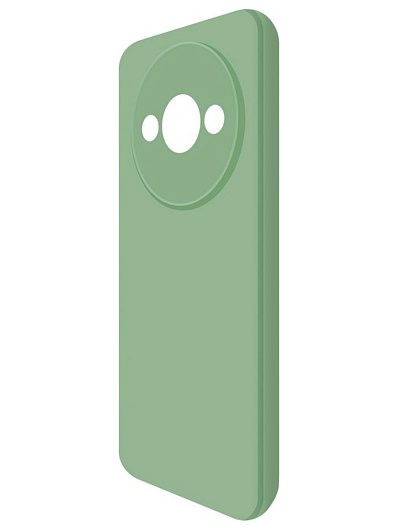 Клип-кейс Krutoff Silicone Case для Xiaomi Redmi A3/Poco C61 Зеленый