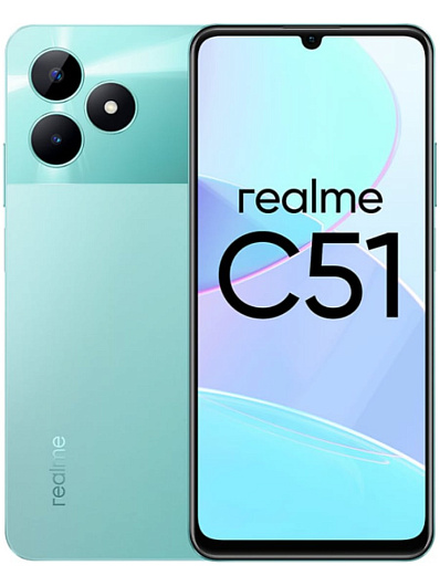 Смартфон Realme C51 4/128 Гб Зеленый