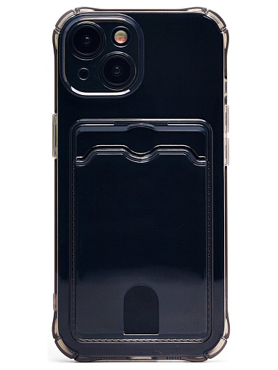 Клип-кейс для iPhone 15 с картхолдером SC276 Черный