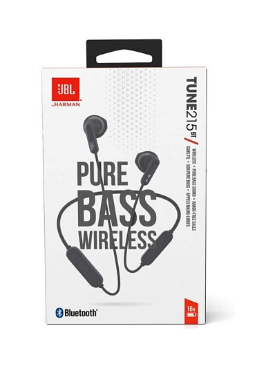 Беспроводные наушники JBL Tune 215BT Черный