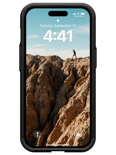 Клип-кейс для Apple iPhone 15 UAG Civilian с поддержкой Magsafe Черный