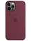 Клип-кейс iPhone 12/12 Pro Silicone Case Soft Touch Бордовый