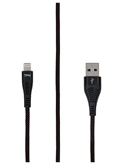 Кабель USB - Lightning TFN FORZA 1м Черный Кабель USB - Lightning TFN FORZA 1м Черный