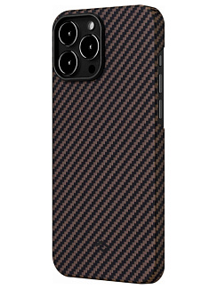 Чехол для iPhone 13 Pro Max Pitaka MagEZ Case 3 Коричневый